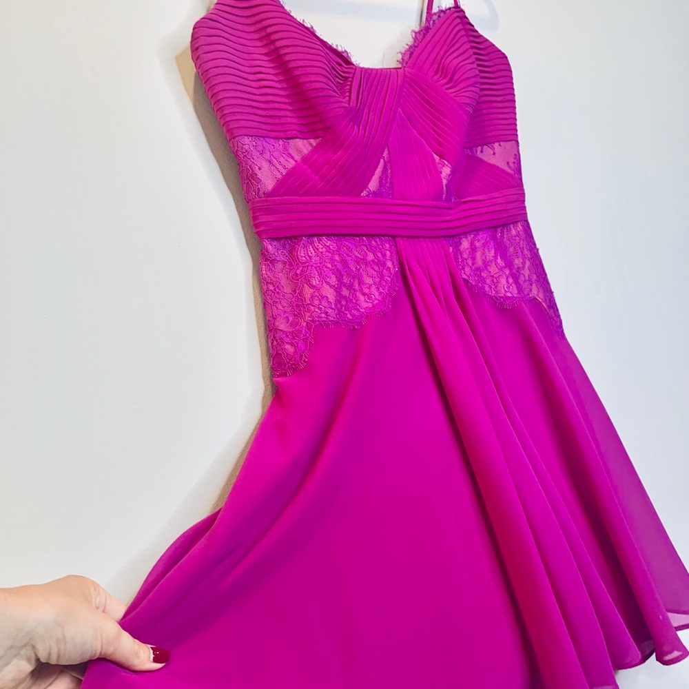 BCBG MAXAZRIA 🌟 fuchsia mini dress